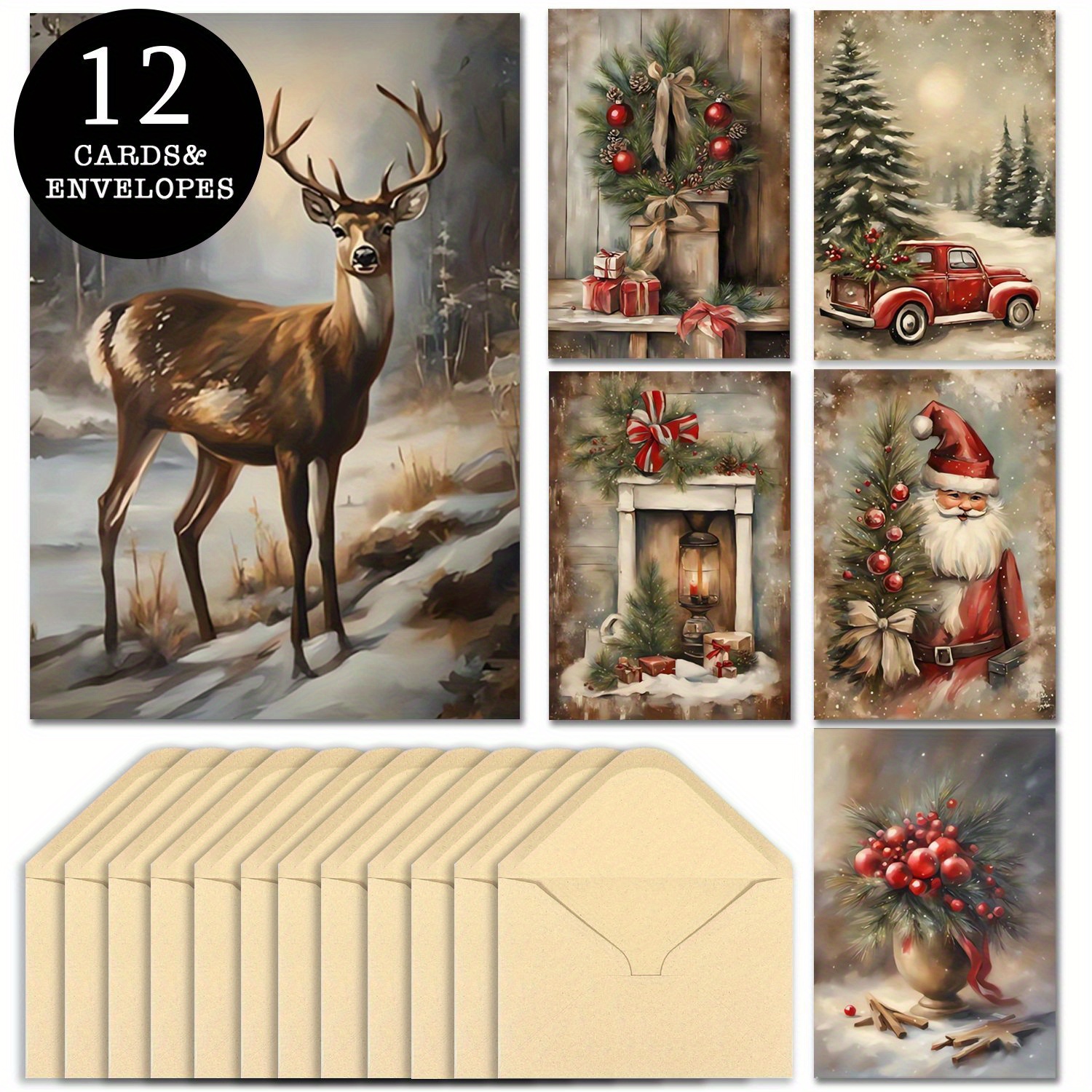 

12pcs Christmas Envelopes - For , & Birthdays, Halloween &