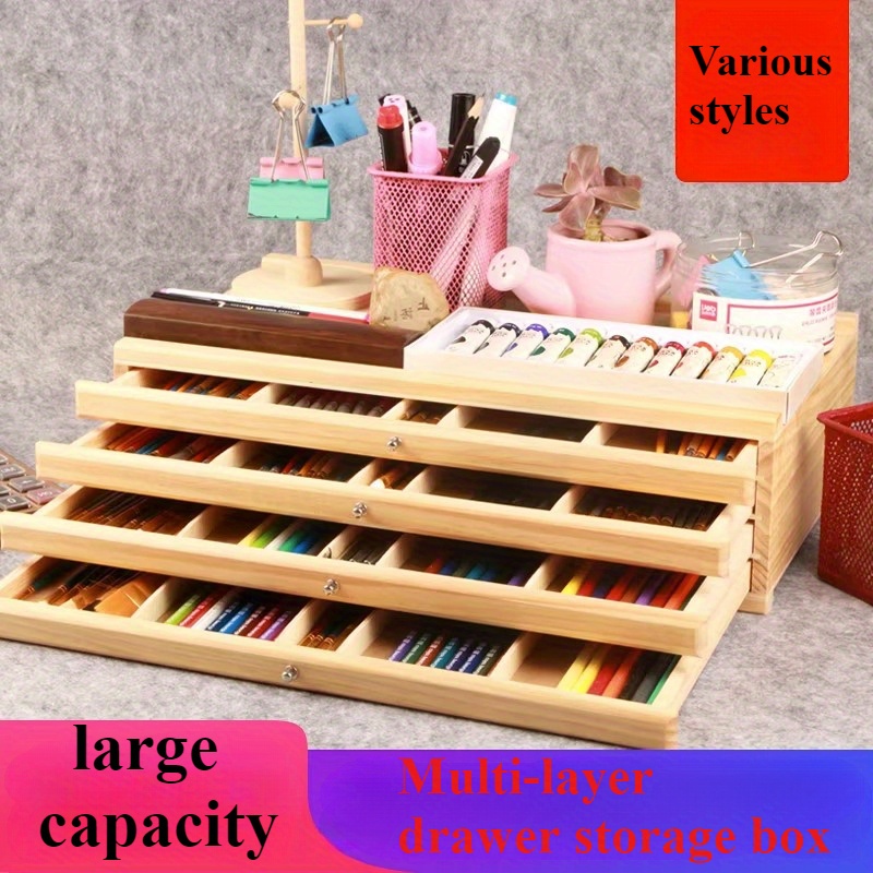 

Wooden Storage Box, , -free, Organizer, Dressing Table Accessory, Reusable Cosmetic Kit