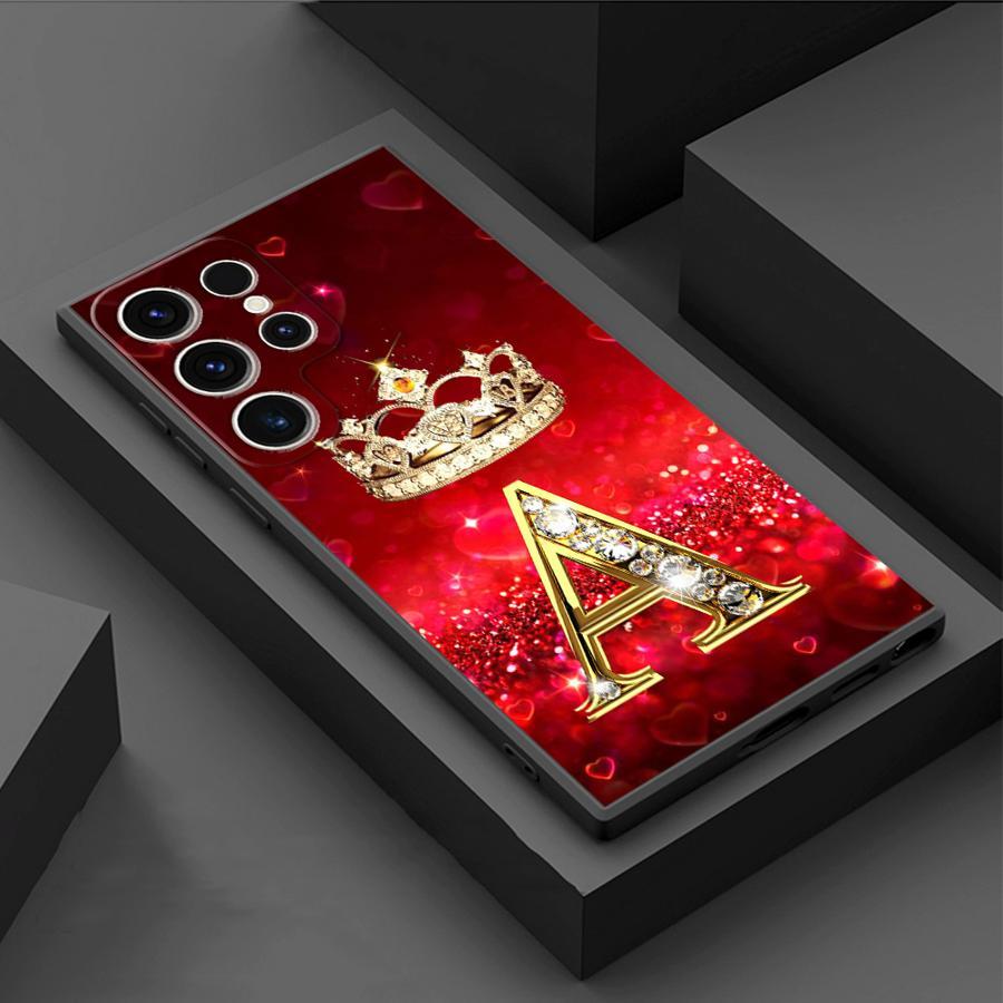 

Red Diamonds Letter A S24 S23 Fe S22 S20 5g S21 Phone