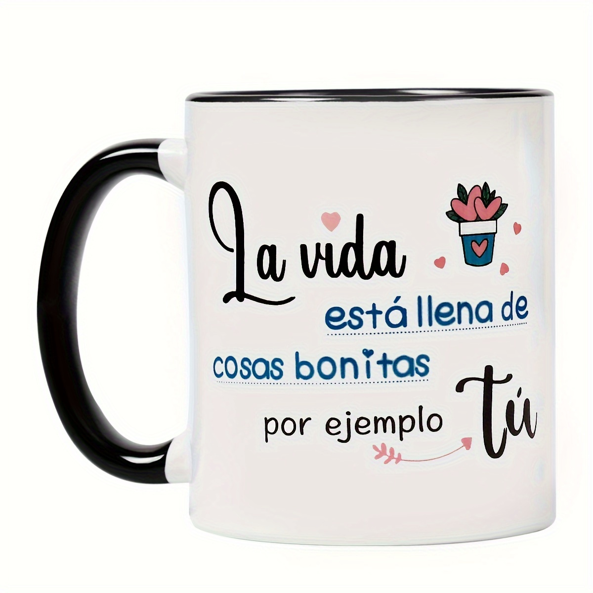 

Inspirational Mug / 330ml - Cup 'la Llena De Cosas Bonitas Por Tú' - For , & - For , Camping & - Suitable For 's, , , Christmas, New