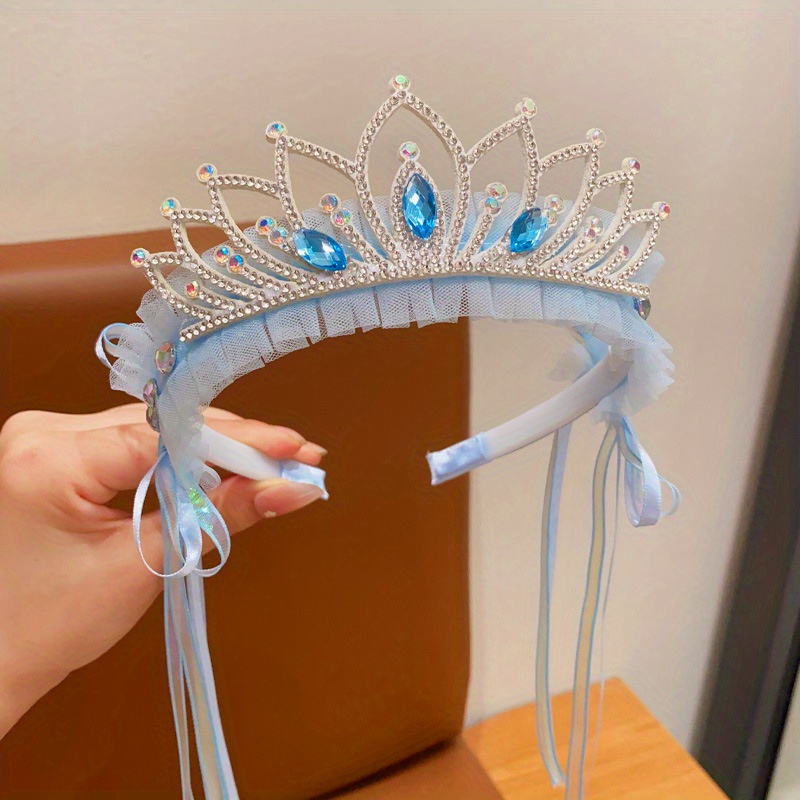 Image of Super Headband Crown Shows Small Face Korean Style Headband Bangs Do Not Hurt Hair Pressing Hair Hair Clip Ice And Snow