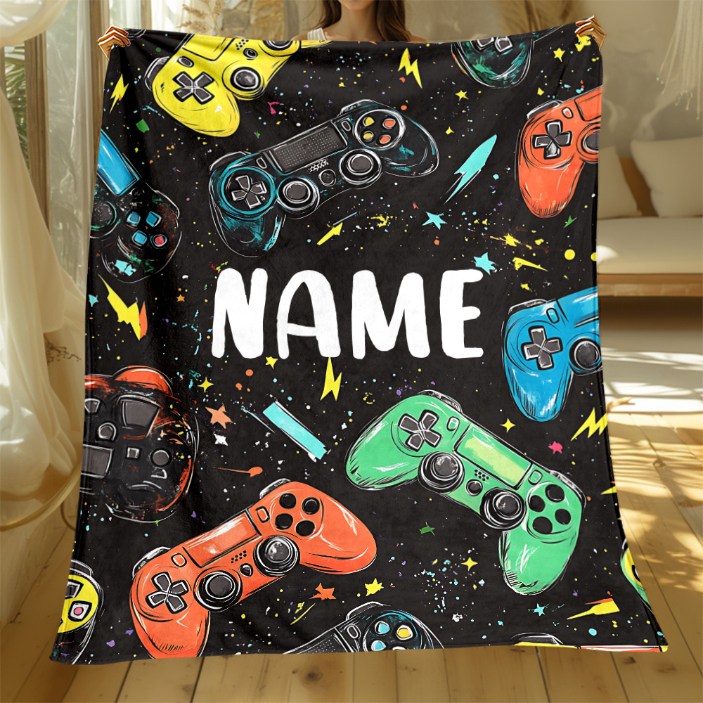 

Personalized Blanket - , , Fleece, No Needed, Featherless 100% Polyester, For Sofa, Bed, , – Customizable