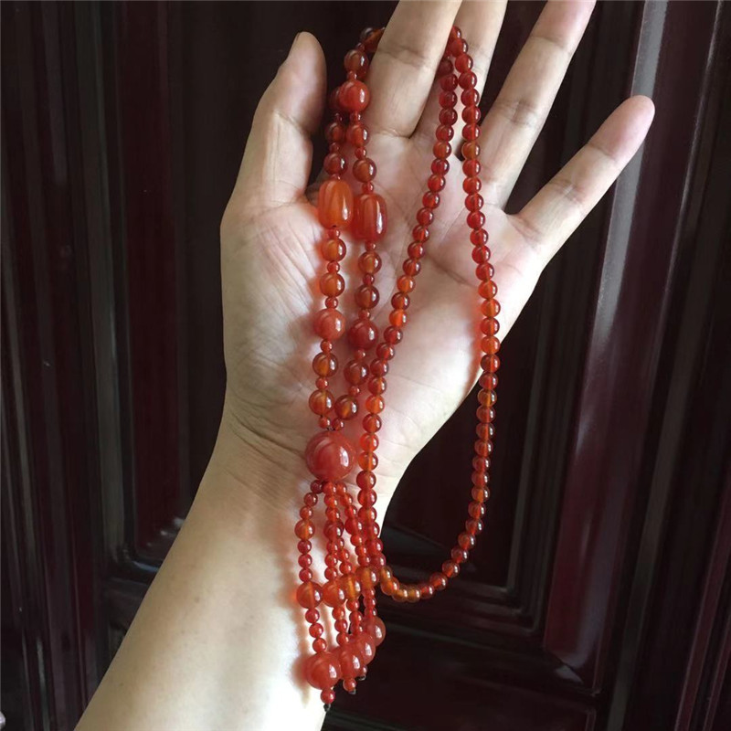 Nautical Tribal Style Agate Y Necklace for Women