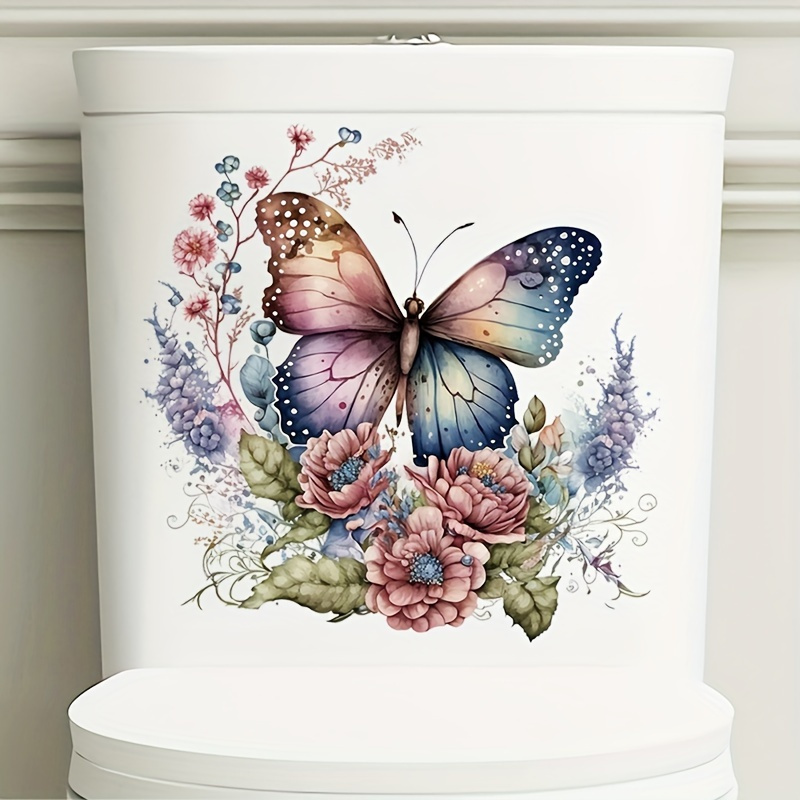 TEMU 1pc Big , Bathroom Tank Decoration Decal, , Decorative To Remind You To The