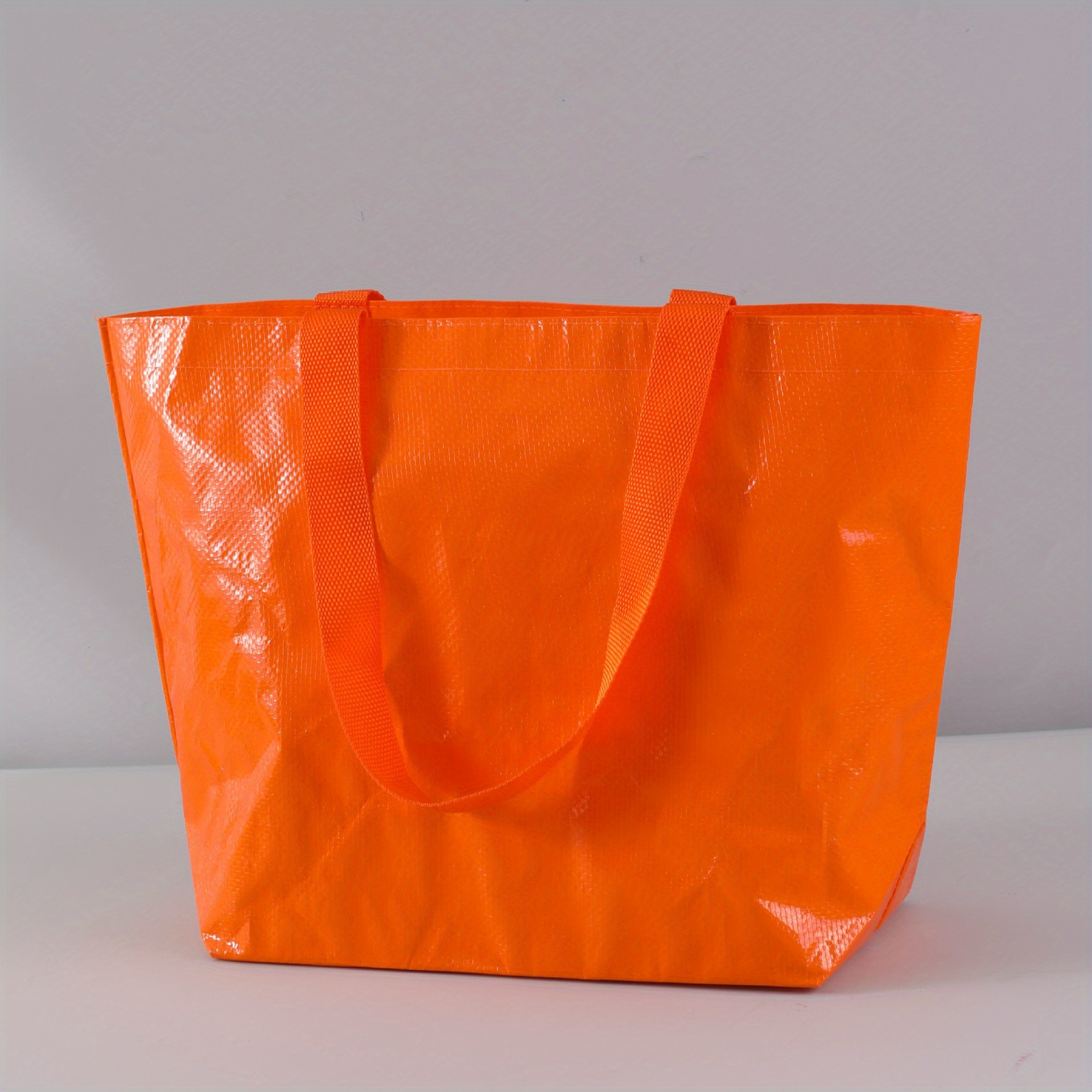 1pc, Heavy-duty Tote Bag - Reusable, Durable Shopping And Merchandise Bag, Wide Bottom, Large Size, Supports 15-40 Lbs, Perfect For Clothing Stores And Gift Bags