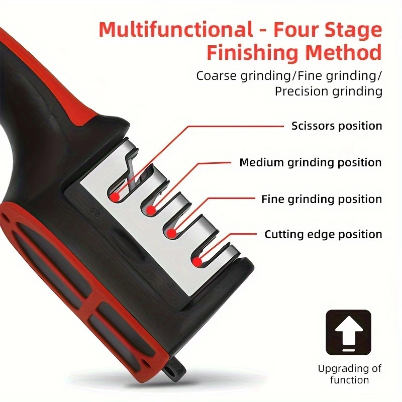 knife sharpener professional kitchen sharpening stone grinder knives whetstone diamond ceramic sharpener tool material whetstone coated diamond ceramic body pp tpr details 3