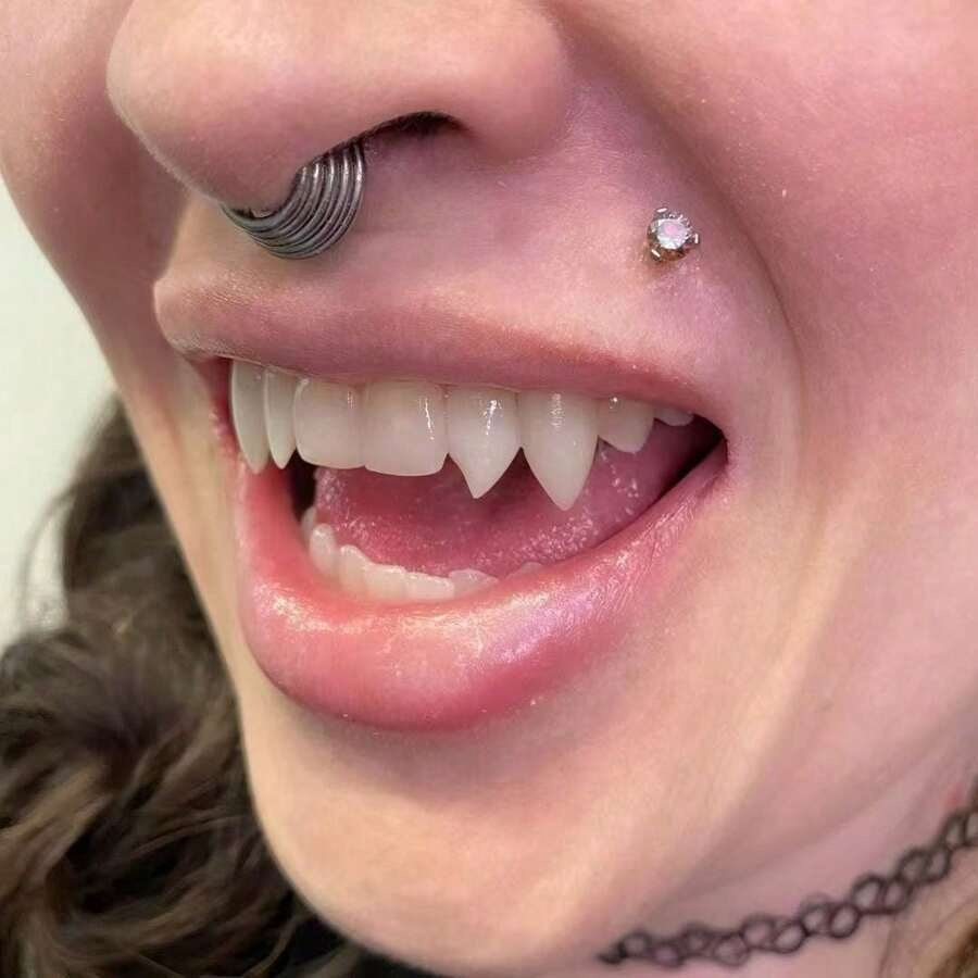 Vampirzähne Set Mit 4 Größen - Thermoplastisches Harz Für Halloween & Cosplay