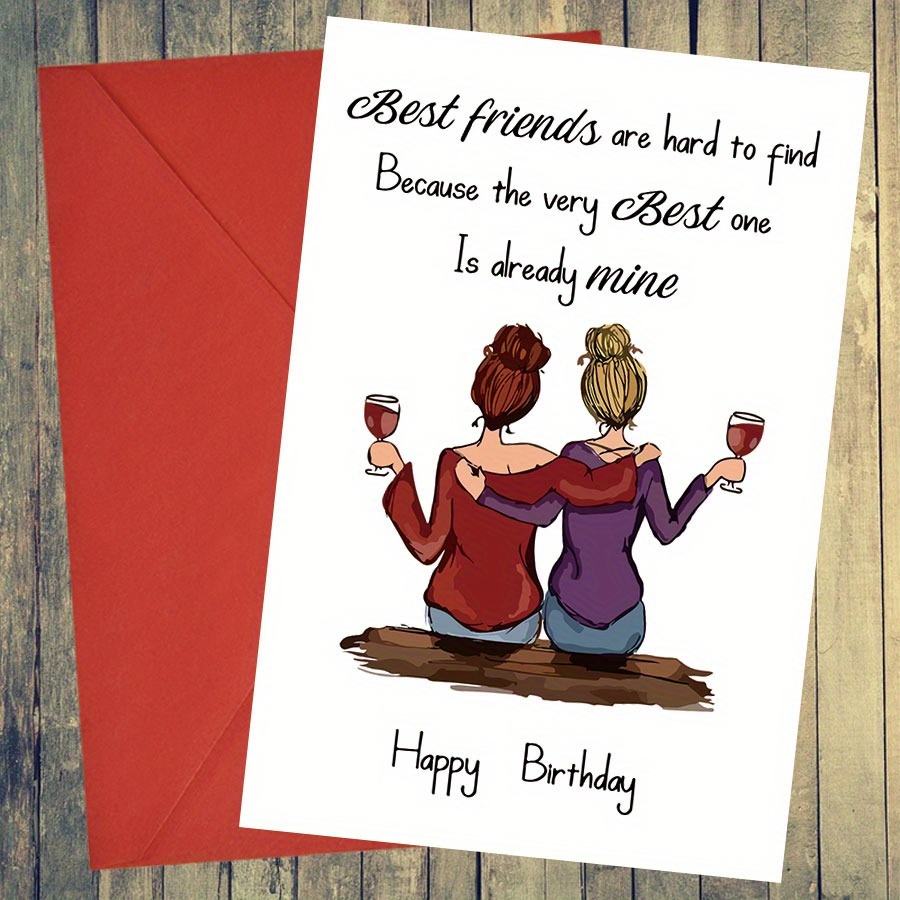 

Wishes, Handmade Birthday Card For Women - , Sisters, And Aunts - Any Age From 18 To 50