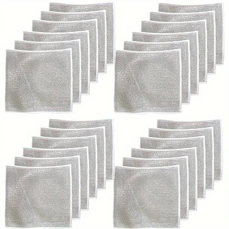 6PCS Multifunctional Non-Scratch Wire Dishcloth, Steel Wire