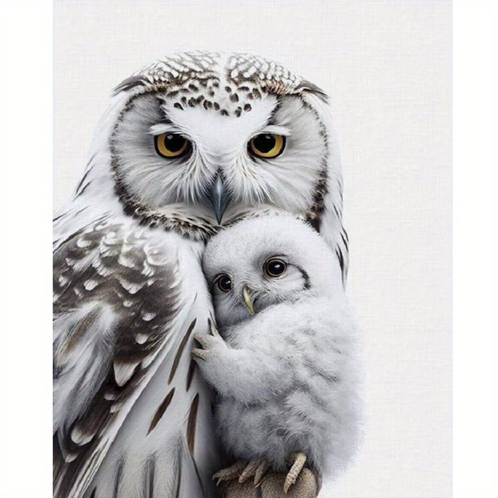 

Owl Diy Round Diamonds Diamond Art Embroidery For Decor, 5d Diy Diamond Painting Kits For Adults 5d Diamond Art Kit