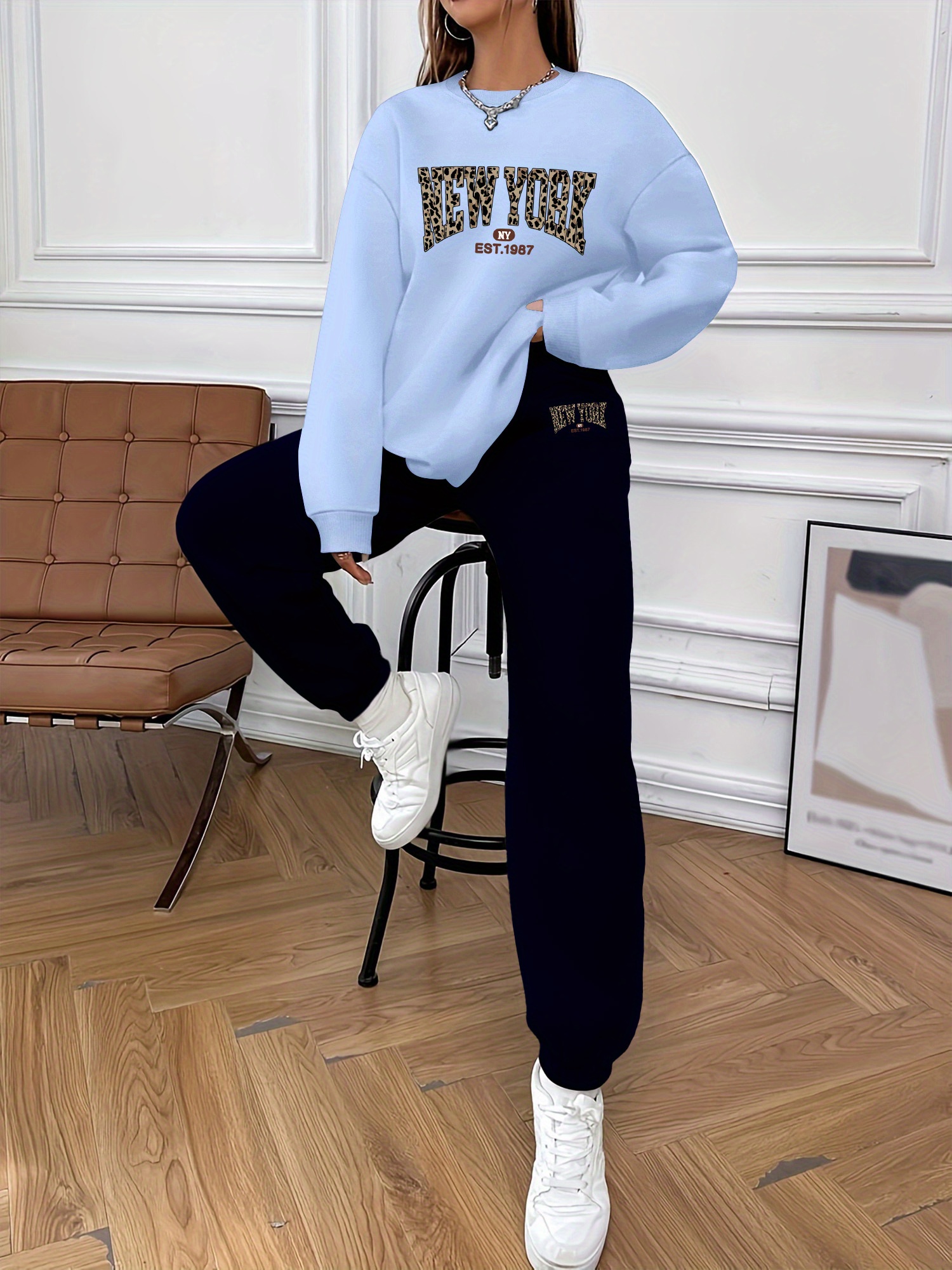 conjunto sudadera pantalones chándal mujer c5+k4 Temu Spain