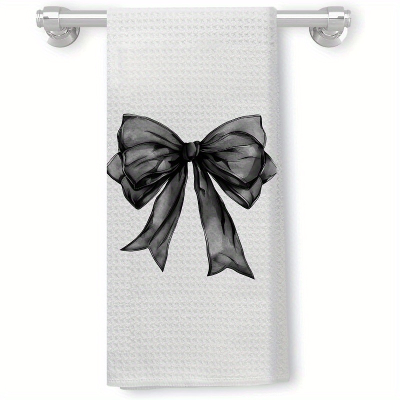 

Polyester Dish Towel Bow – 18x26 Towel, , Towel For Bathroom And – 1pc