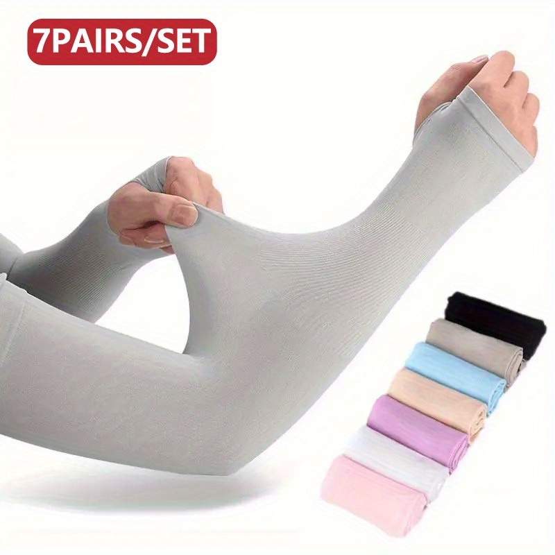 

7 Of Sleeves, Sun Sleeves, Arm Guards, Sleeves, -uv Sleeves, Models For Men And Women For Cycling And Driving,