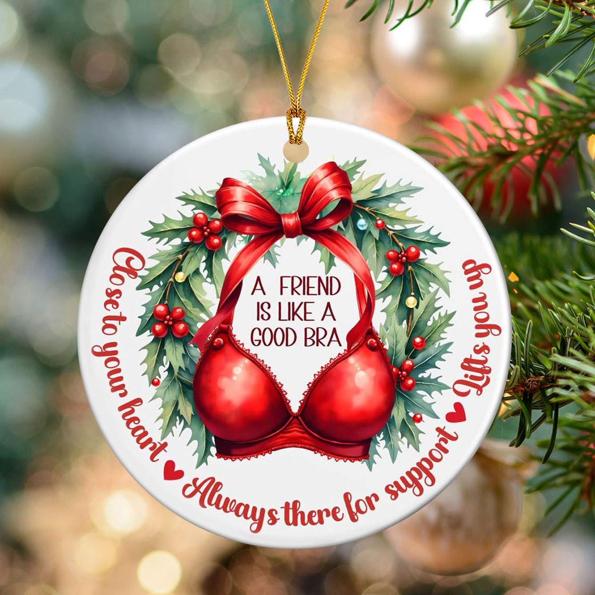 

'a Is A Bar' Christmas Ornament - For & , Hanging Decoration