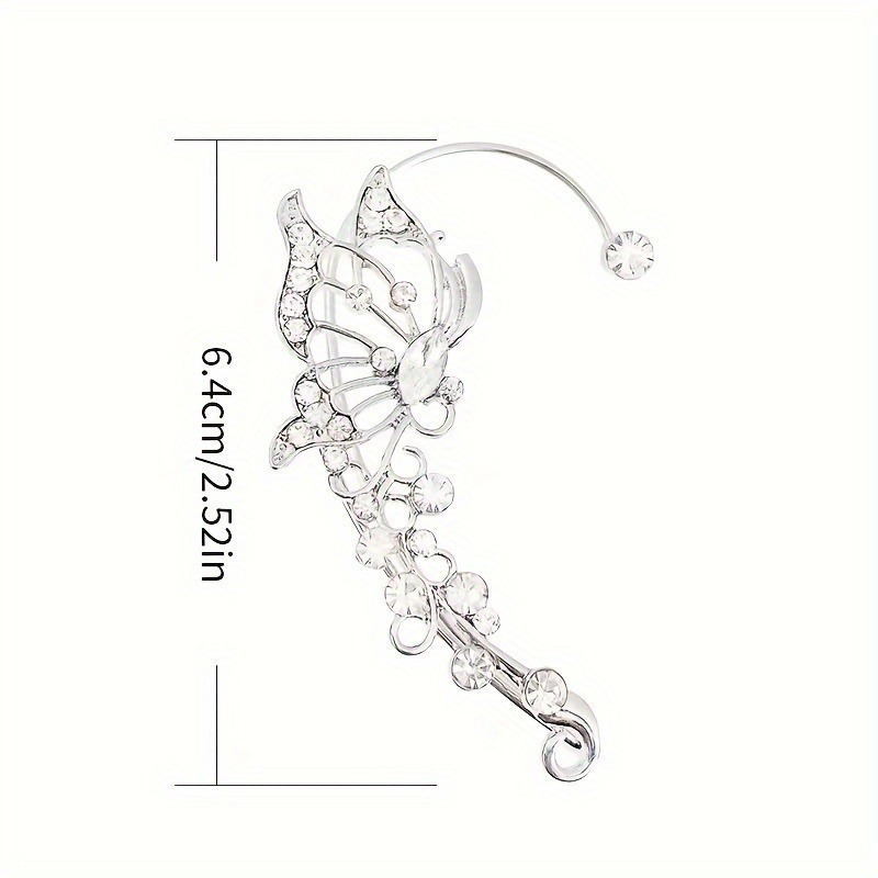2pcs Sparkling Ear Cuff Climbers