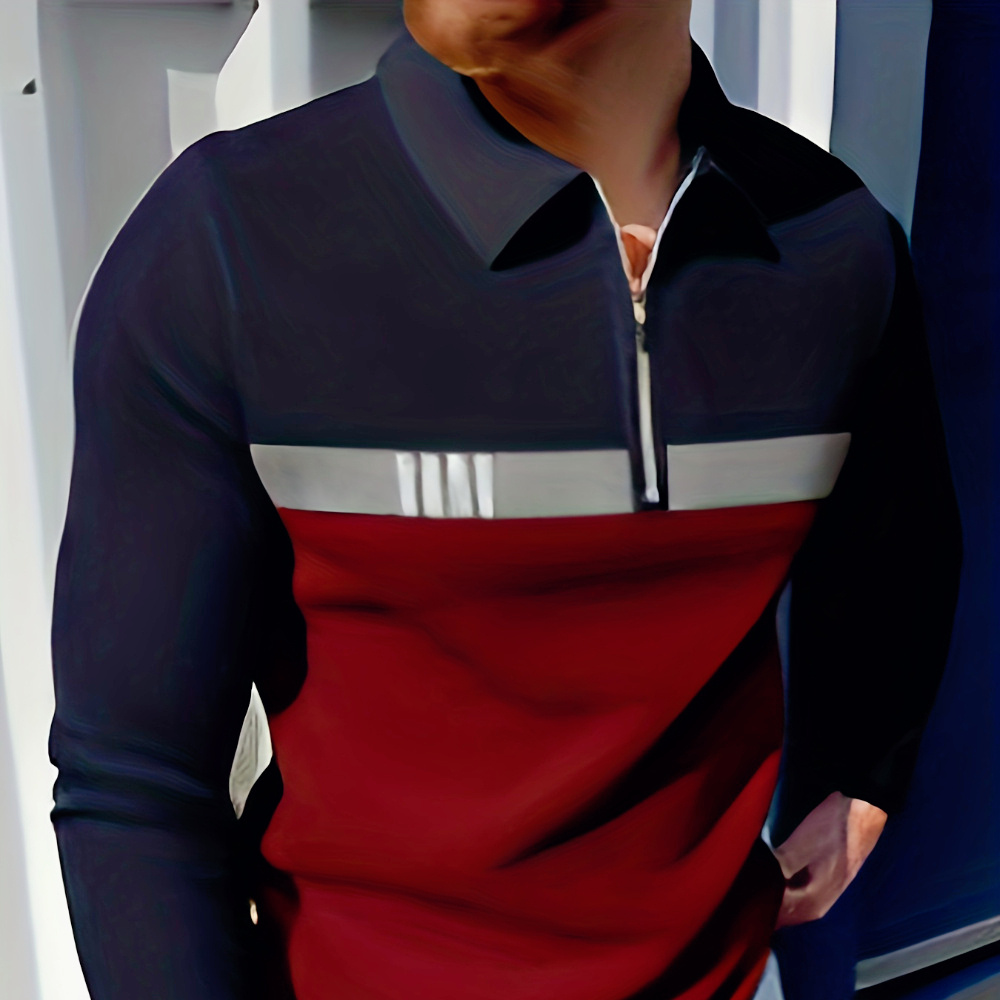 

Autumn And Solid Color Short Sleeved Polo Shirt, Breathable Polyester Fiber Shirt, Very Suitable For Outdoor Sports As Golf And Tennis, Fashionable Collared Top