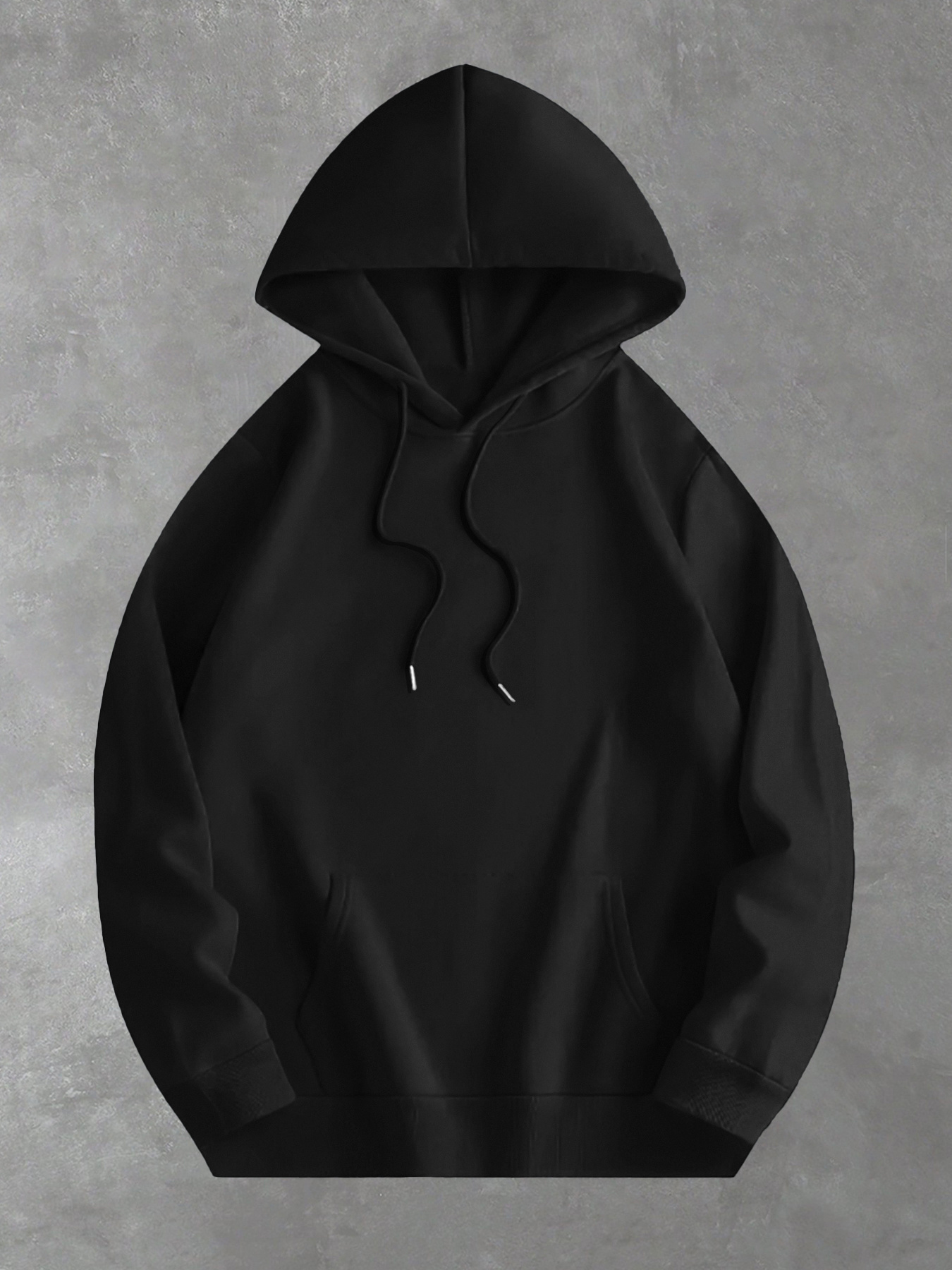 Printed Hoodies Plain Black Hoodies For Sale Custom Design 332 Gsm