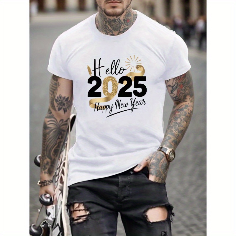 

2025 New " T-, Polyester Tee, Round , , Summer Top For Adults