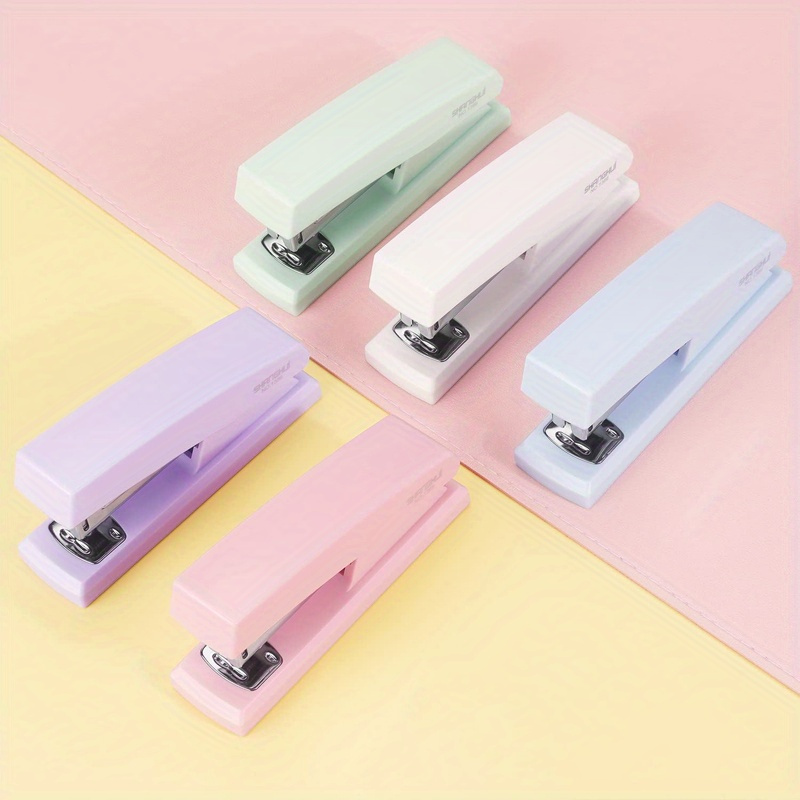 

1pc Desktop Stapler, Strong Office Stapler, Portable For Home, School, Classroom, Office Supplies, Paper Binding Accessories