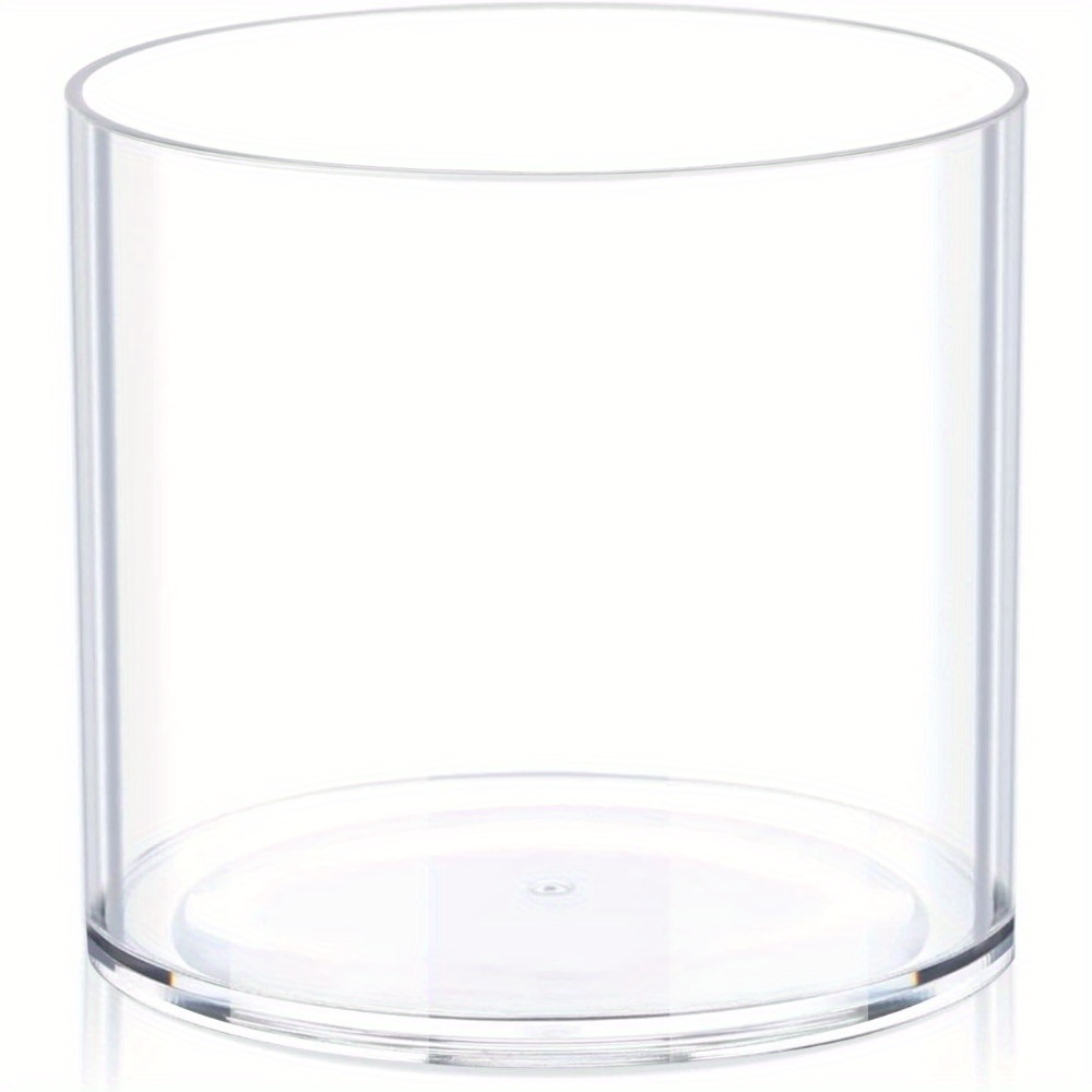 

1pc Vase - , 6"x6" Size, Clear , For , , Non-glass , For Centerpieces / Decoration, Suitable Users