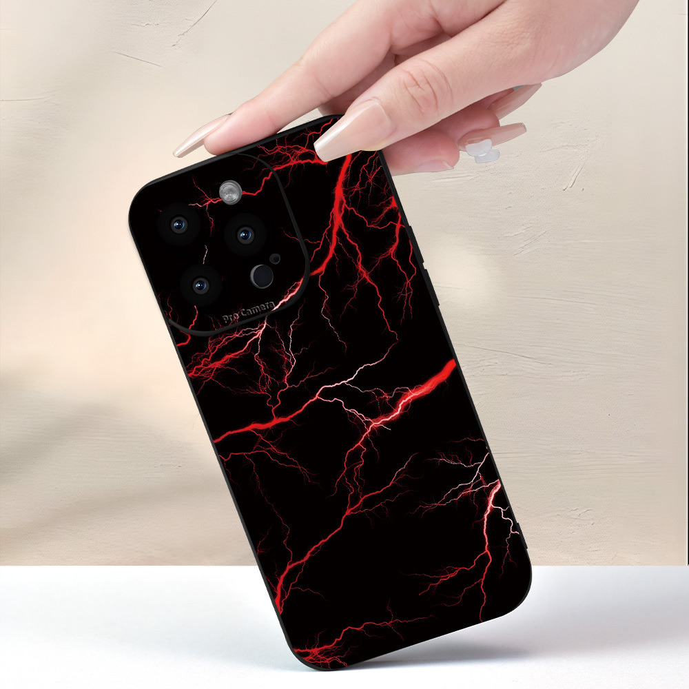 

Red Phone : Smudge- & , Shockproof | For -7, Pro//max/