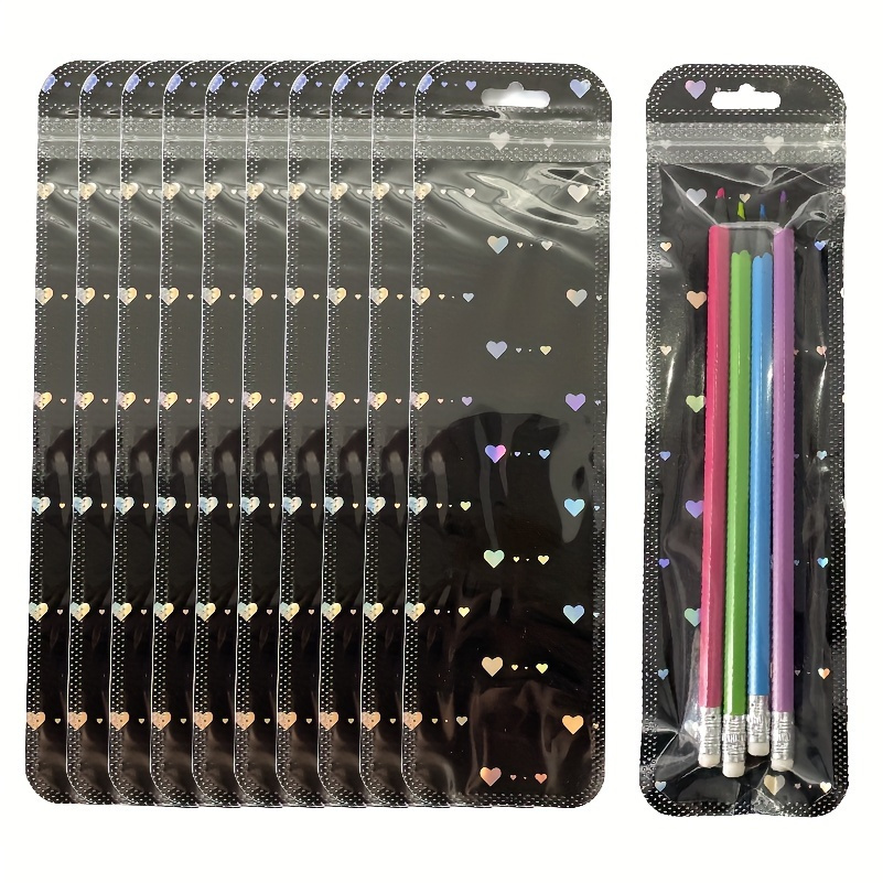 TEMU Gift For Her/him Gift Bags In - Ideal For Cosmetics, Brushes, Pens, Lip Gloss, Jewelry - Durable Plastic Packaging And Shop Wrapping Supplies