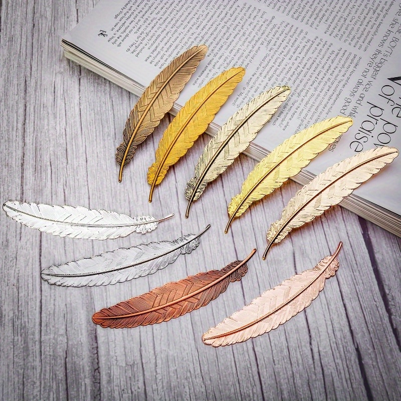 

3pcs Metal Bookmarks, , Metal , Assorted