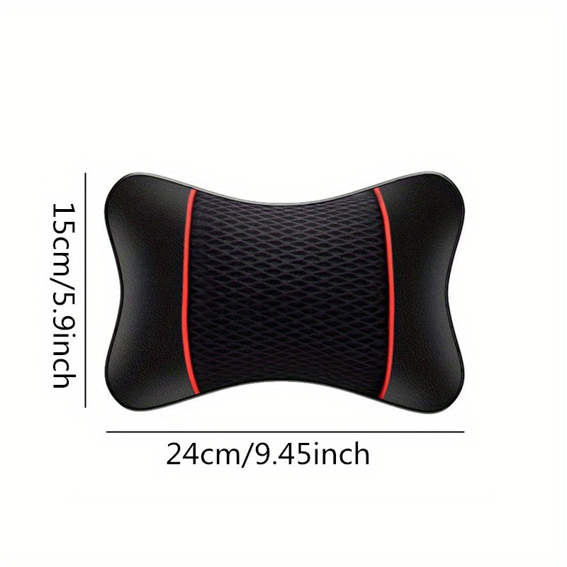 2 stuks/set universele auto neksteunen mesh ademende nekkussens, zachte comfortabele zitplaatssteunkussens, auto interieur accessoires decoraties 1