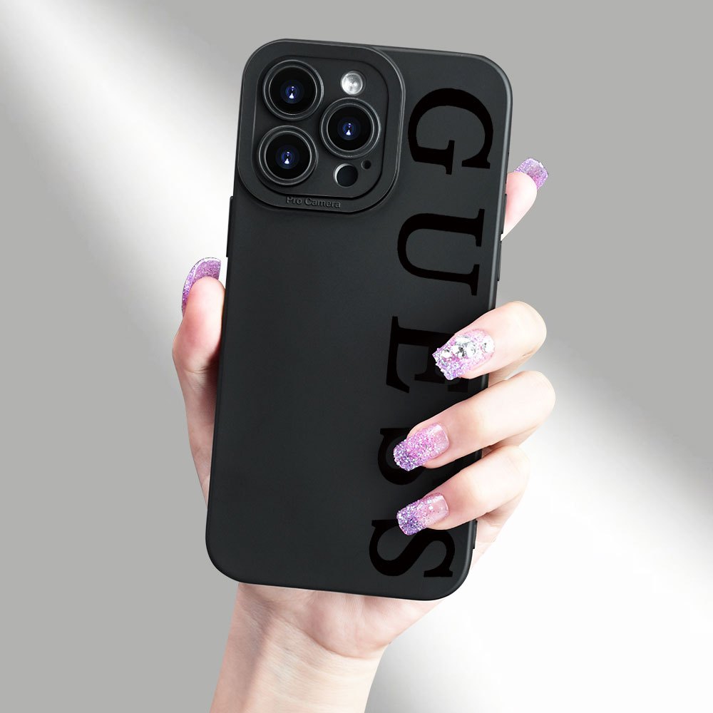 

Guess Letter Pattern, Tpu Phone , Interesting And Unique , Phone -suitable For Iphone