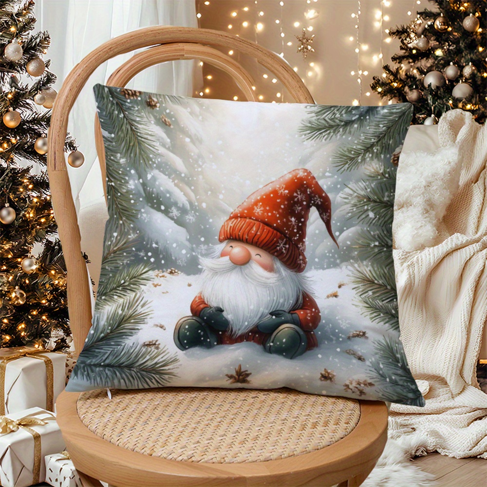 

1pc Christmas , , , , Washable, , Decor For Sofa, Bed, Car - Not Included