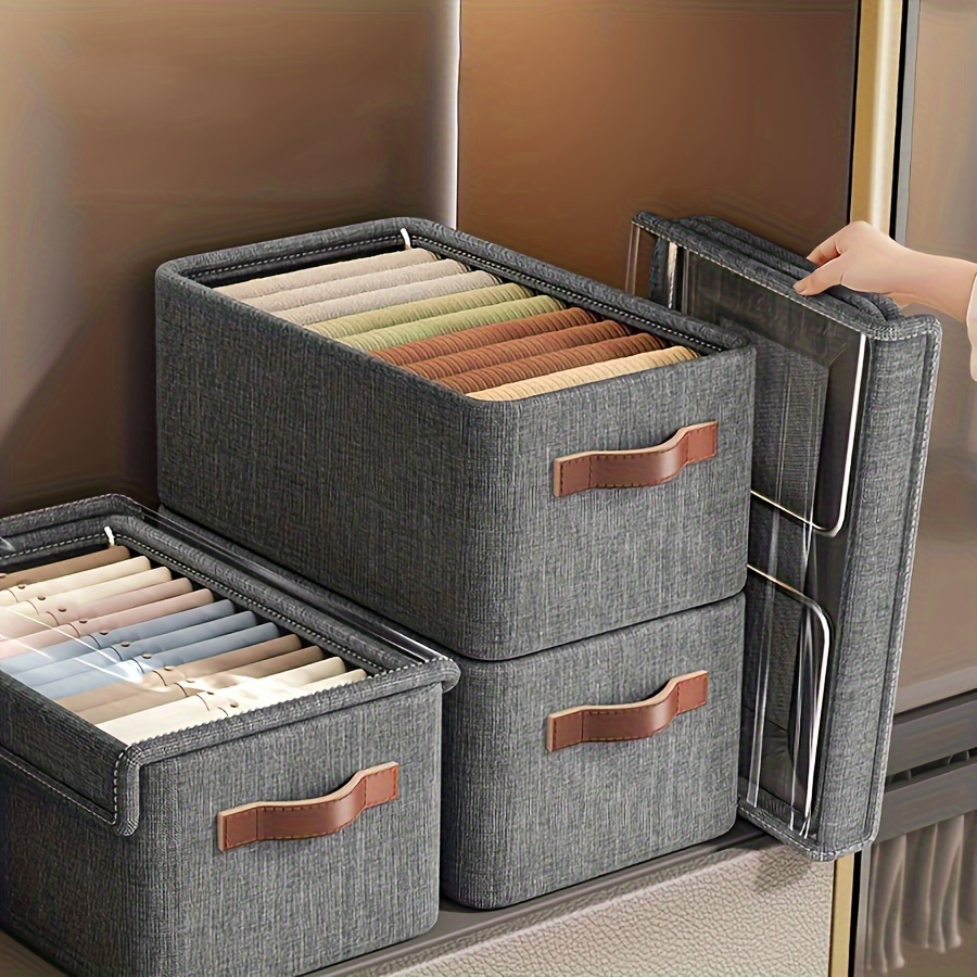 

Space-saving Storage Bins With Lids - , Organizer For Clothes & More - Ideal For And Dorm