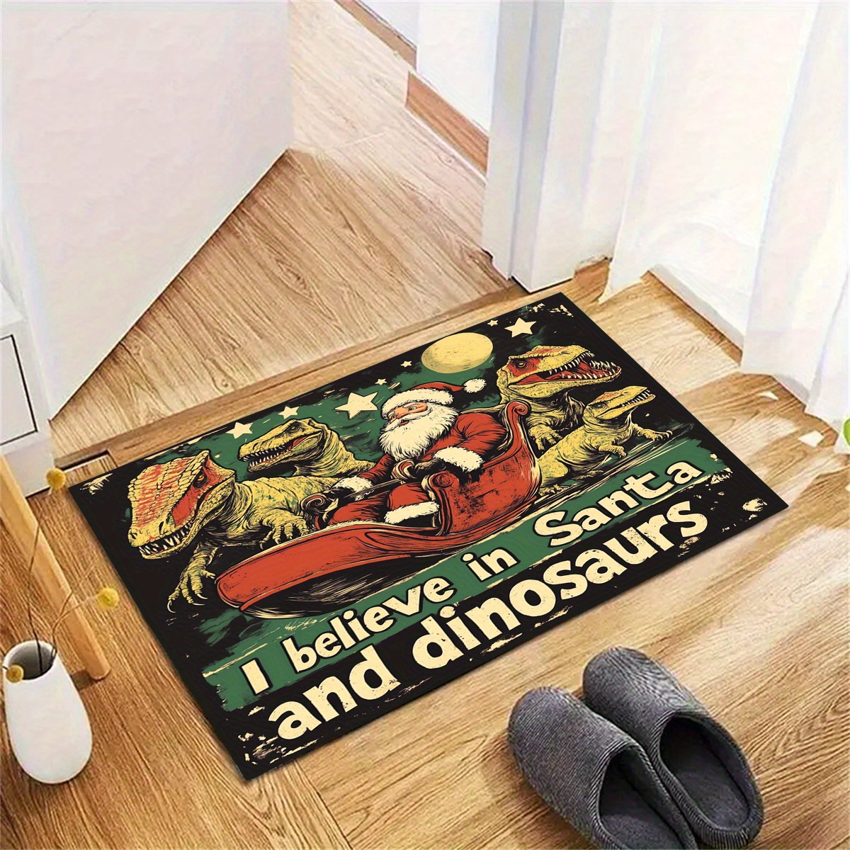 

And Christmas , Polyester -slip Rug For , , And , , , , Rectangular, Mat For Decor