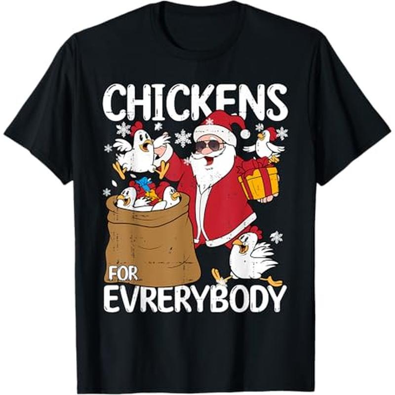 

Chickens For Christmas T-, 100% , Christmas For Men Women , S-xxxl,