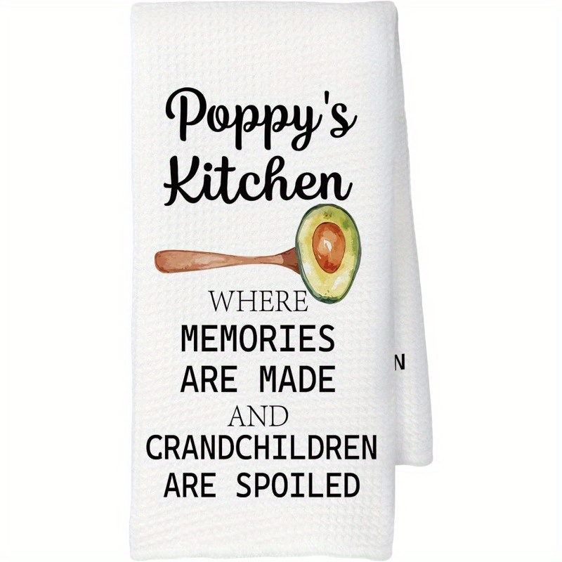 

1pc Towel, 18x26 Polyester Dish Cloth, Towel, , , For Grandchildren Spoiling