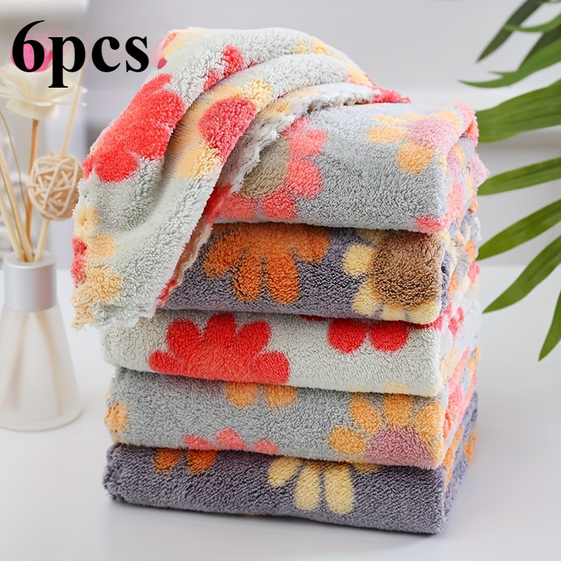 

6pcs Towel Set - Absorbent, -dry & On - For Bathroom