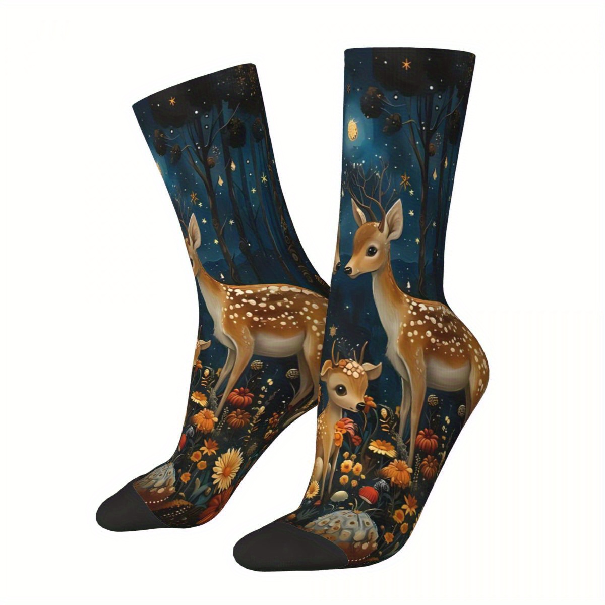 E-shop Elch Socke Bedruckt Mann Polyester