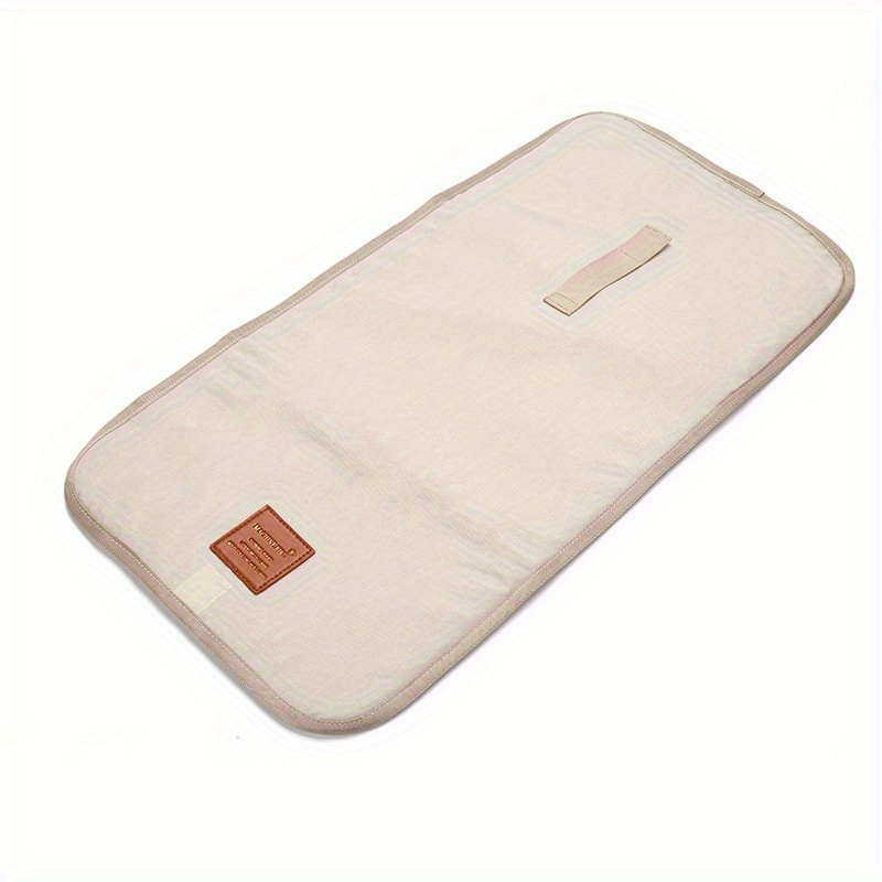 waterproof portable diaper changing pad with storage pockets   polyester baby changing station for 0 3 years old travel friendly foldable nursery essential details 4