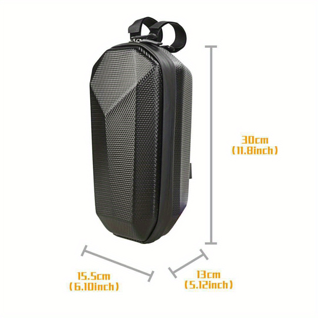 

Waterproof Scooter Handlebar Storage Bag, Tpu Material, Large Capacity, Detachable Design, With Phone Pouch And Key Ring, For 14+ Age Group, Bicycles And Balance Bikes