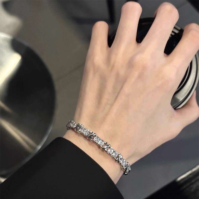 elegant moissanite twist cuff bracelet adjustable s925 silver womens eternal engagement wedding bangle unisex jewelry gift for ladies men girls boys luxurious elegant style     details 6