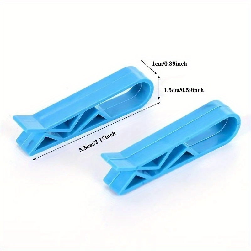 5pcs plastic trash bag holder clips non slip adjustable garbage bag clamps multipurpose organizing accessories with no electricity needed for home office kitchen bathroom dorm details 2