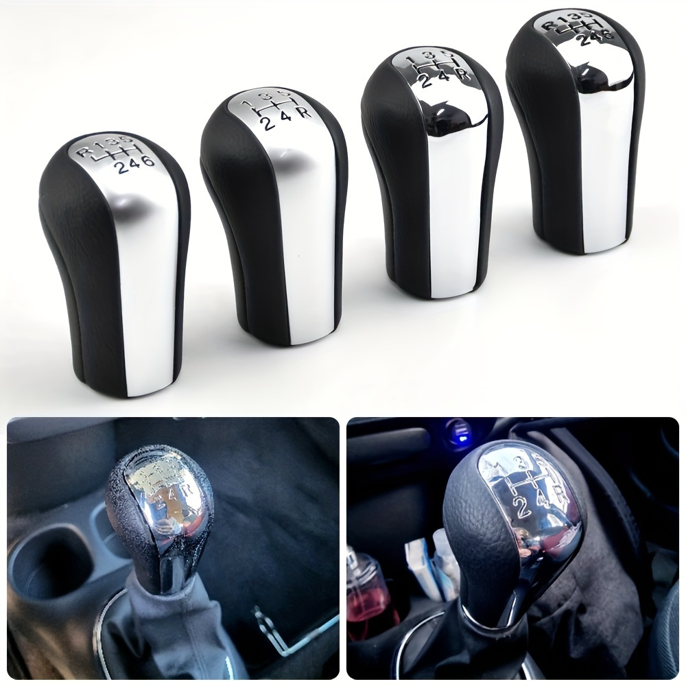 

/6 Handball Gear Shift Knob For Toyota Aygo, , Corolla, Rav4, , Yaris, - Ergonomic Pu Leather Design With Metallic Accents, Grip And Precise Shifting