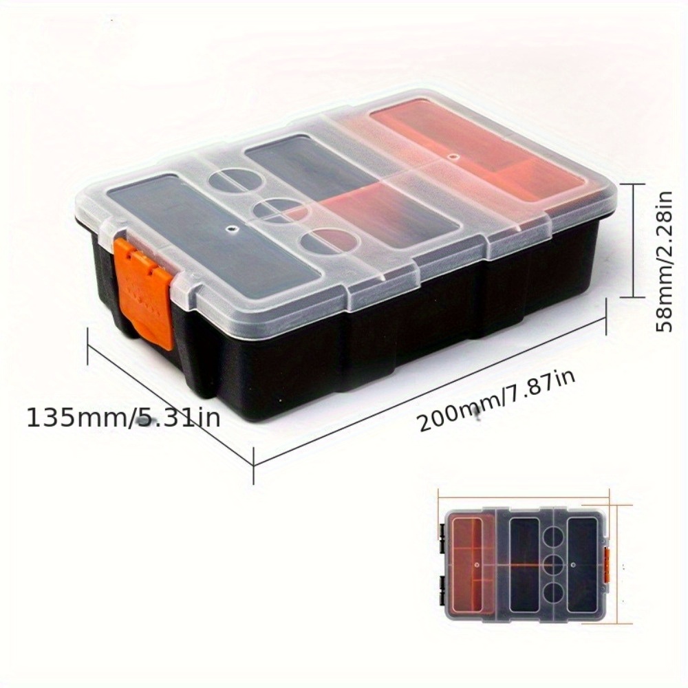 Tool Box Organizer Set - , , And Adjustable Compartments For Efficient Storage And Organization - Professional And Diy Enthusiasts