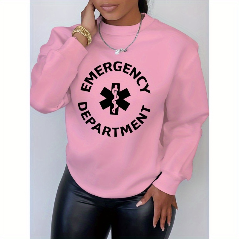 

Plus Size Graphic Sweatshirt - , Long Sleeves For Women, For Fall And , And