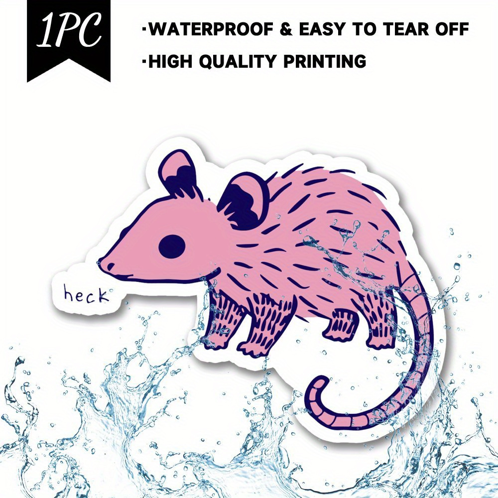 

Possum Vinyl Sticker With '' Quote - Phones, Laptops & Water Bottles | & Easy To Apply | Ideal Gift For Family & Friends