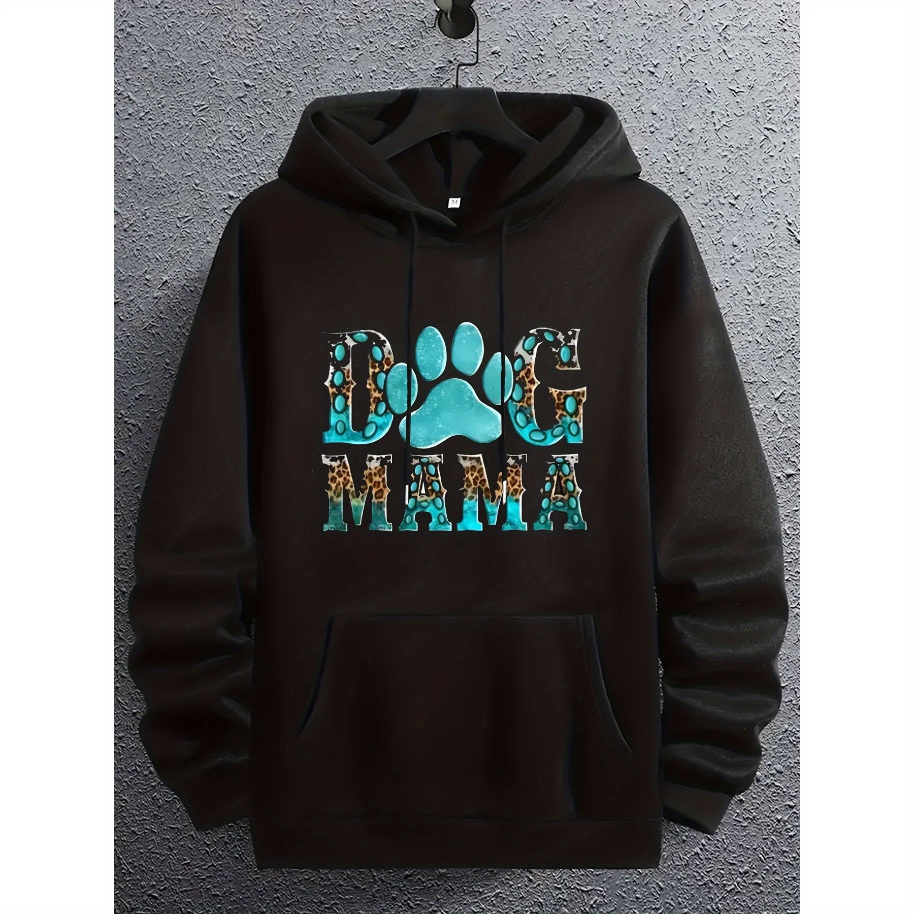 

Mother Print Hoodie Oversized Sweatshirt Long Sleeve Soft And Comfortable