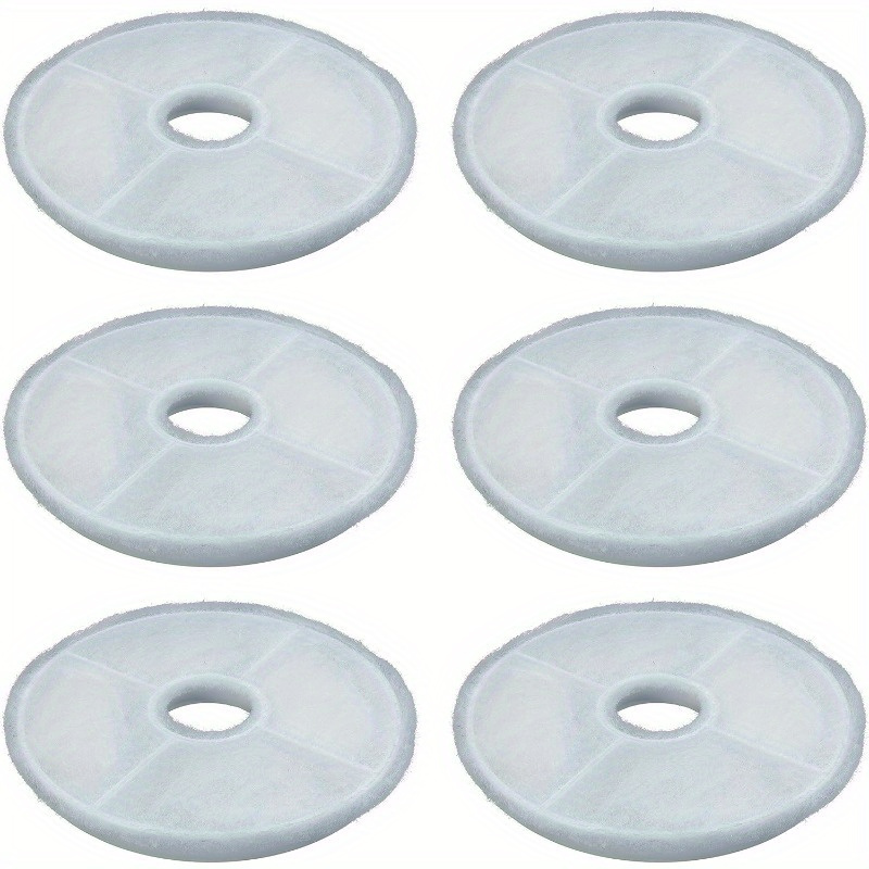 TEMU 6pcs Set Of Pet Water Dispenser Filters, Water Dispenser Accessories Suitable For Design Fountain And , Pet Supplies
