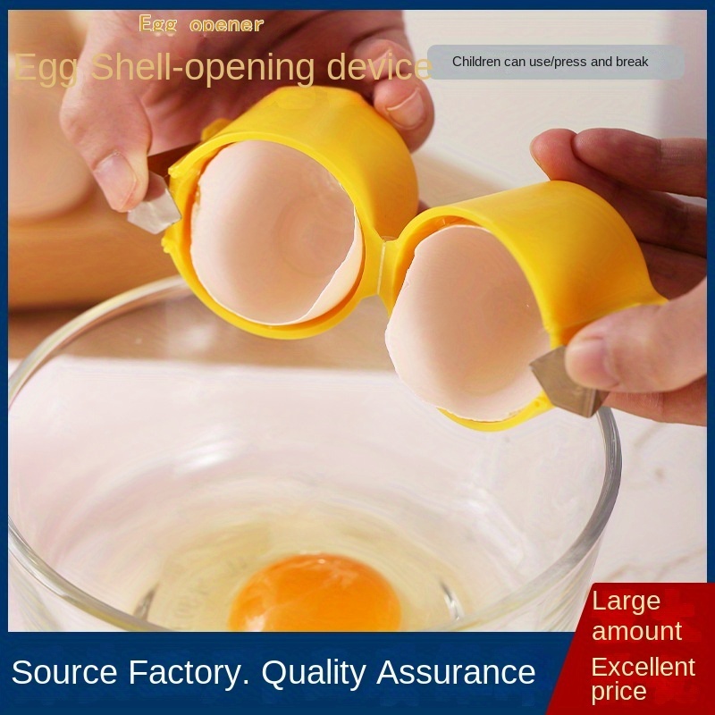 

Egg Separator Tool, Easy Cracker, Handheld Kitchen Gadget, Baking & , Plastic Material, Professional