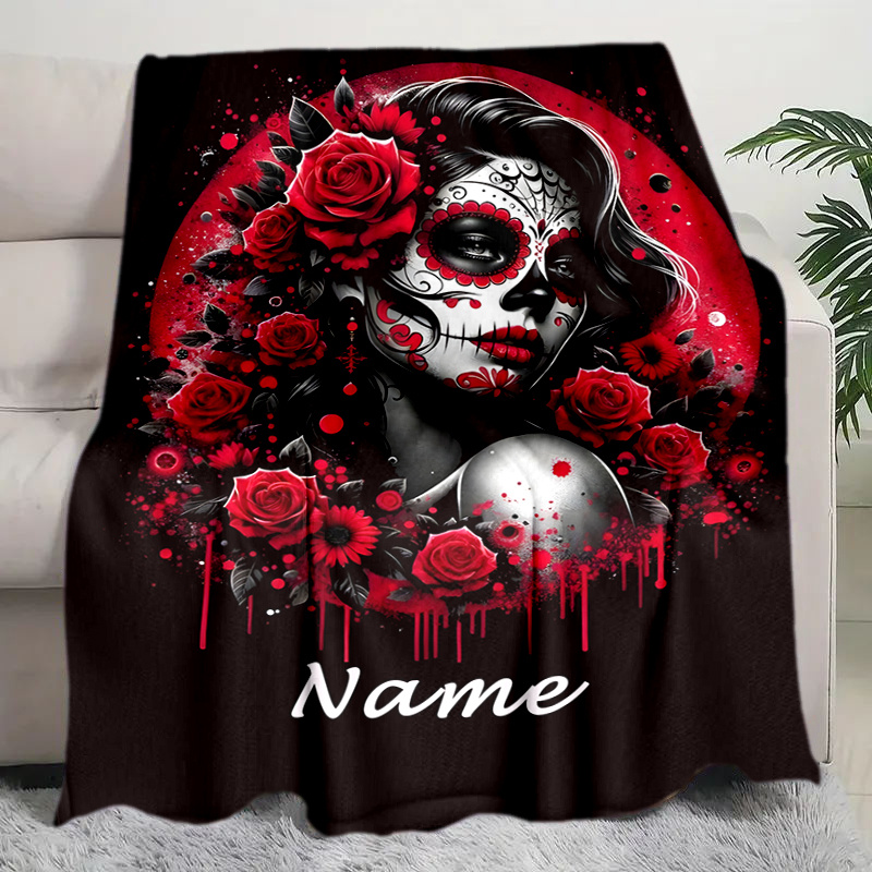 

3d & , Polyester Fleece Blanket, 200-250g, , , Personalized , For Bed, Sofa, , Christmas,