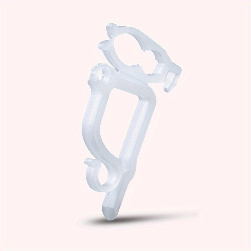 

50pcs Clips - Christmas, Halloween & More - On Curtains & Gutters - Fits Mini, C6, C7, C9, Rope & Icicle Lights - No Tools Needed