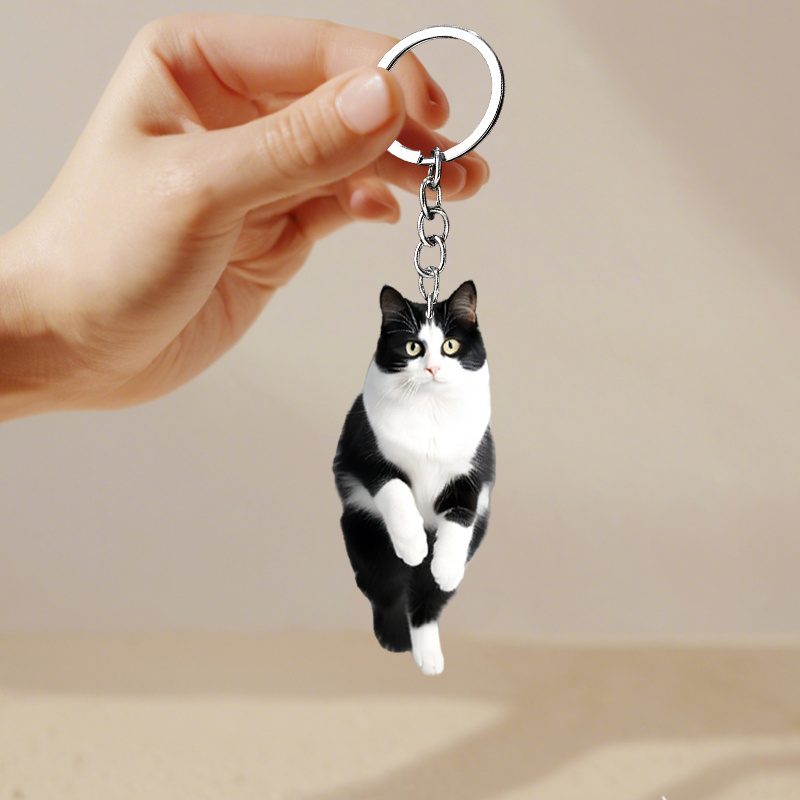 

Cat Keychain Pendant - Key , , Decorative Keyring, Christmas For